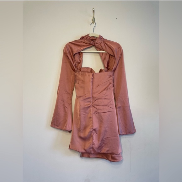 House of Cb Toira Rose Draped Corset Dress - Picture 10 of 11